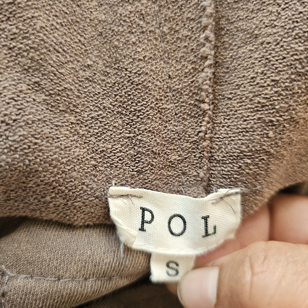 POL Earthy Patchwork V-Neck Sweater - Picture 8 of 9